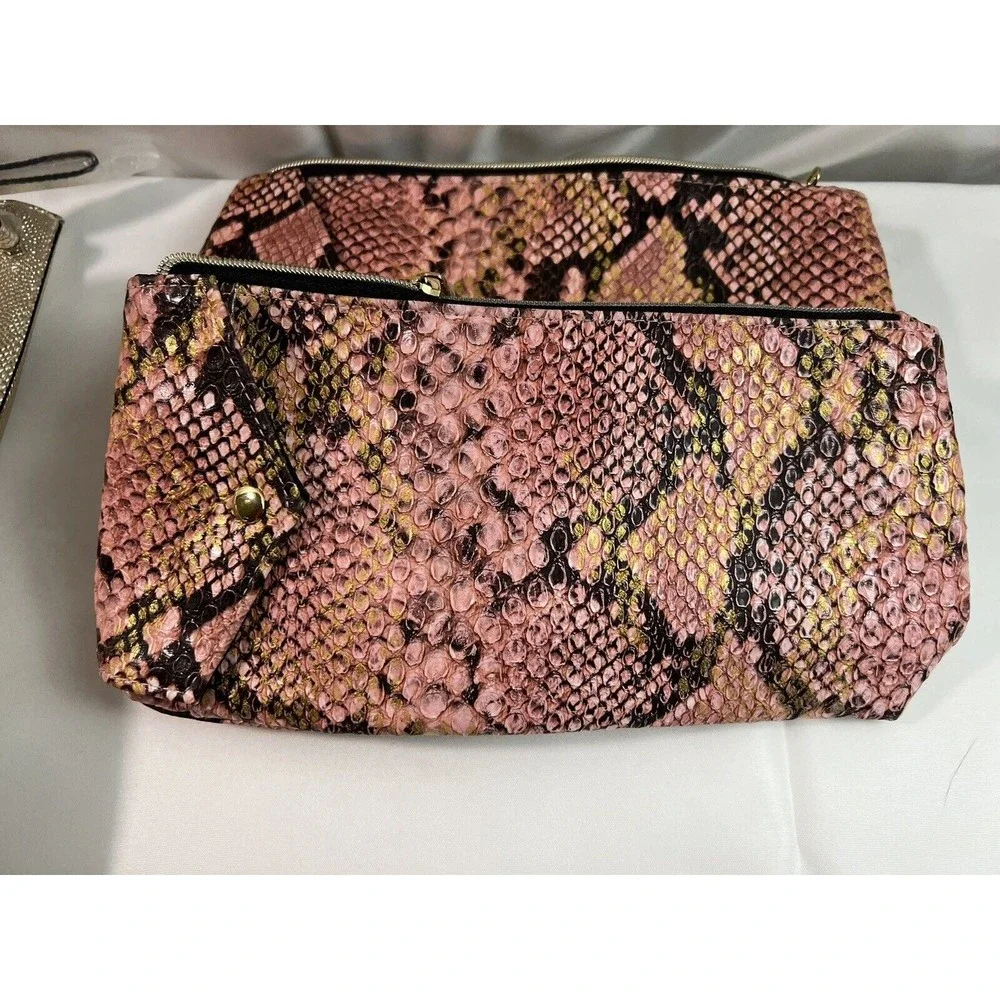 Lot Of 7 Estée Lauder Zippered Cosmetics Bag‎